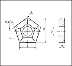 Пластина 5-гранная PNMM (10124)-130620